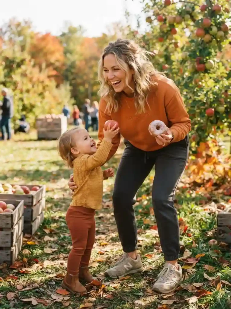 17. Pumpkin-Orange Sweatshirt with Joggers