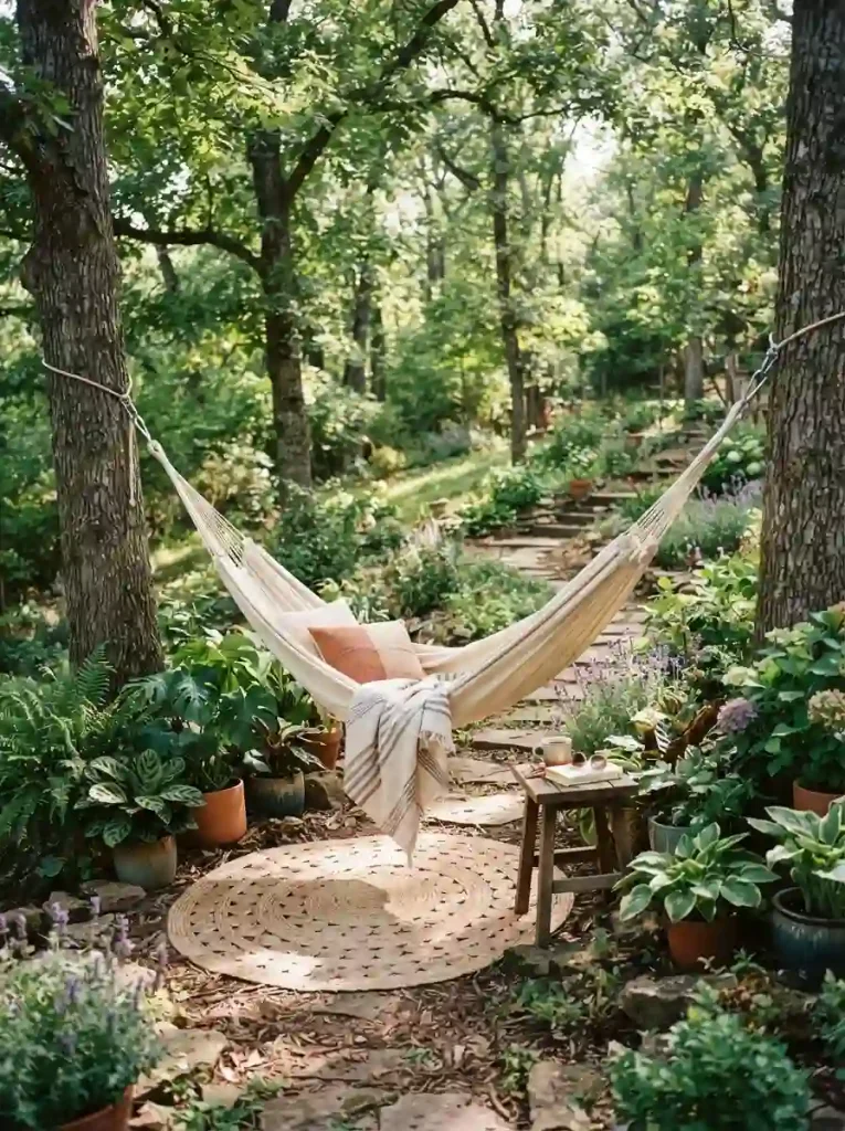 17. Build a Secluded Hammock Garden