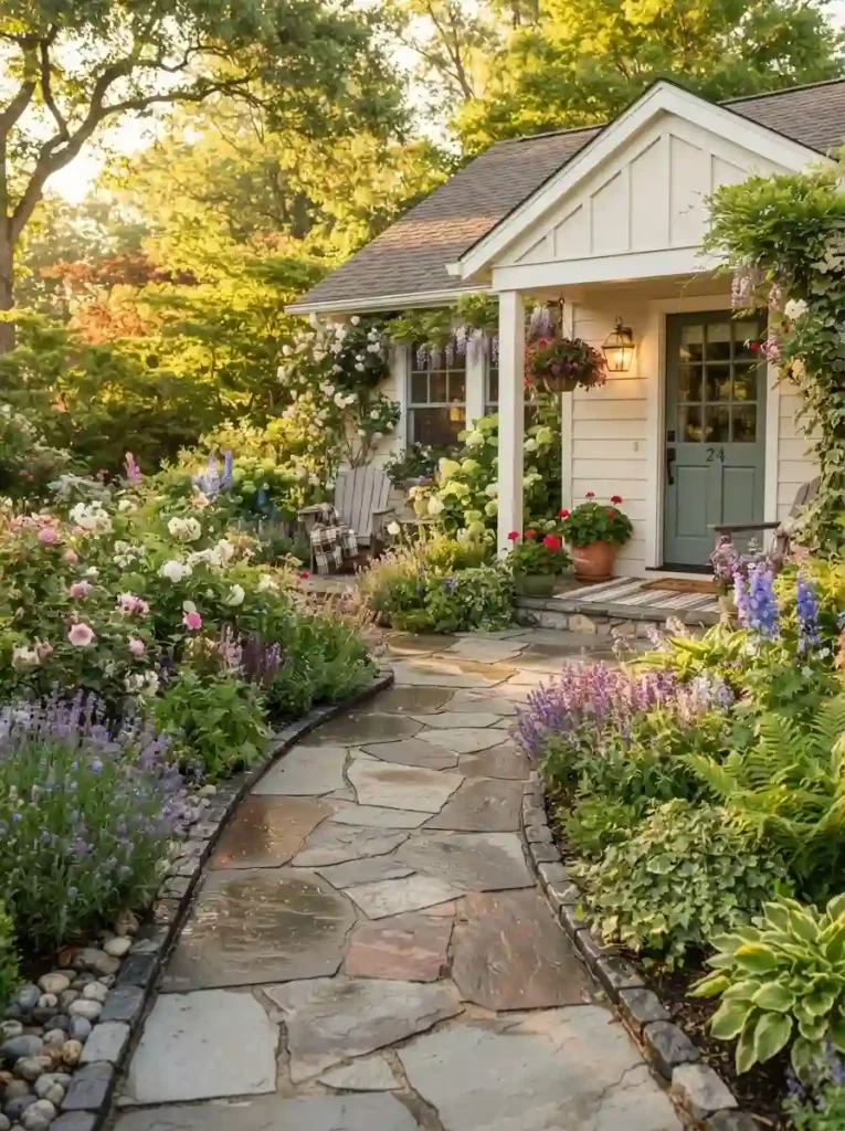 18. Plant a Fragrant Garden Near the Walkway