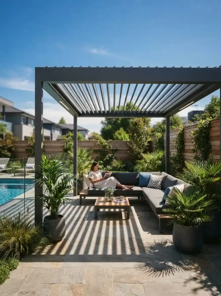 18. Louvered Roof Pavilion