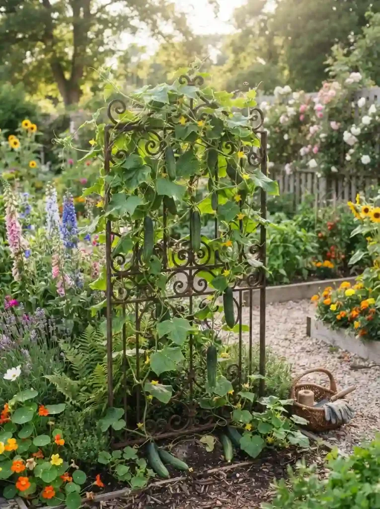 18. Recycled Garden Gate Trellis