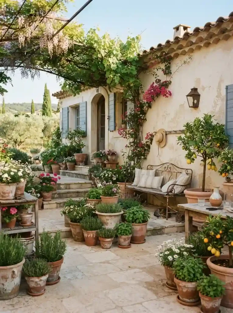 18. Terracotta Pots in Mixed Sizes