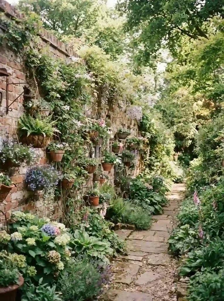 18. Turn a Garden Wall Into a Living Green Feature