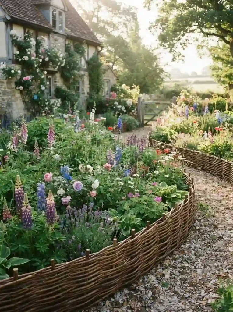 18. Woven Willow-Style Border