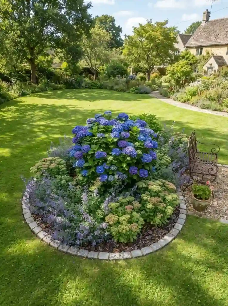 19. Anchor the Lawn With an Island Bed