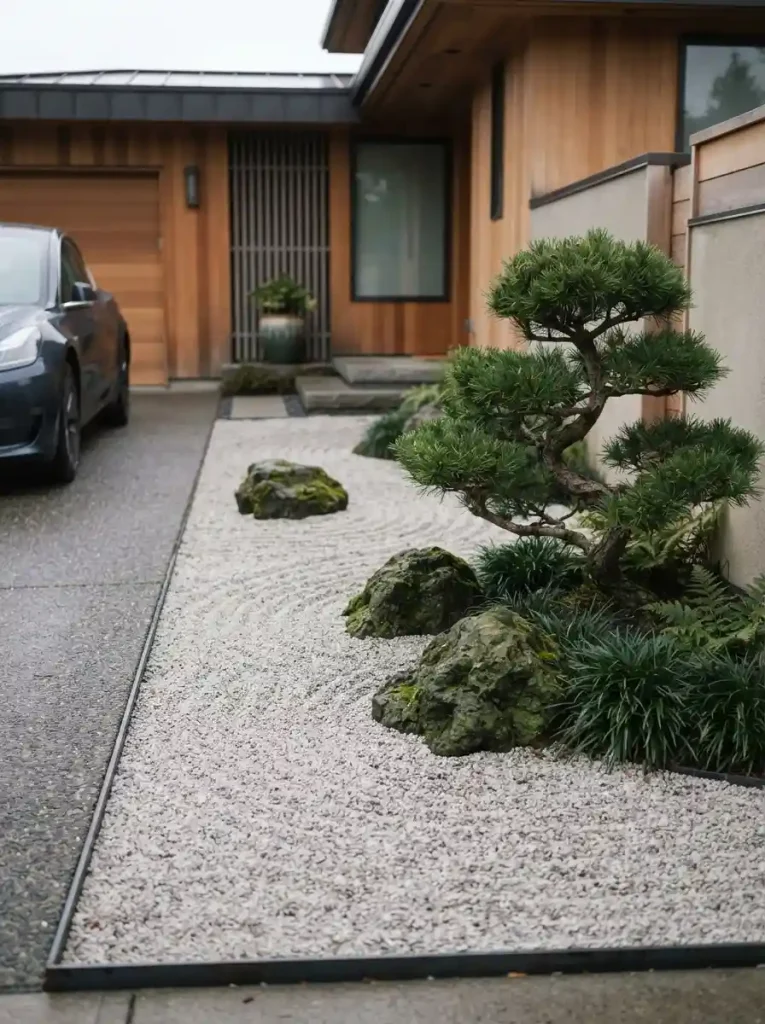 19. Create a raked-gravel corner with a calm, Japanese-inspired feel