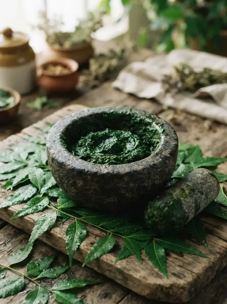 19. Try a Neem Leaf Paste