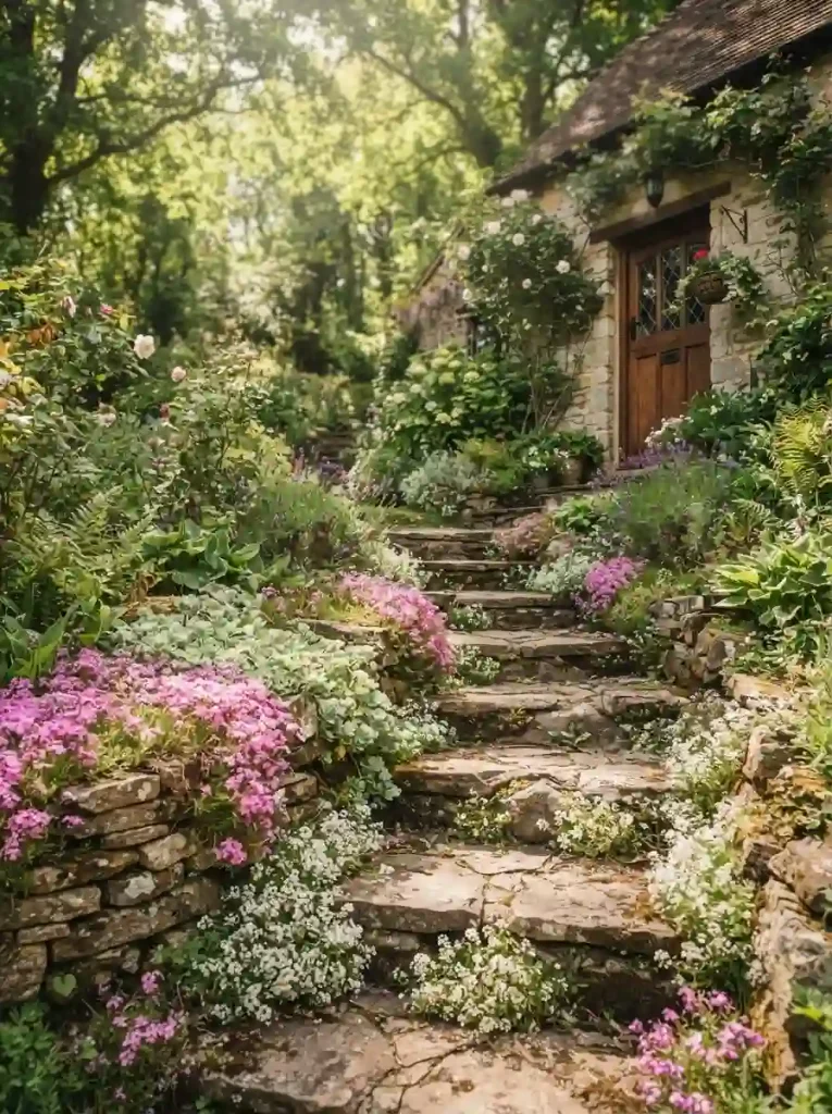 19. Planted Stone Steps