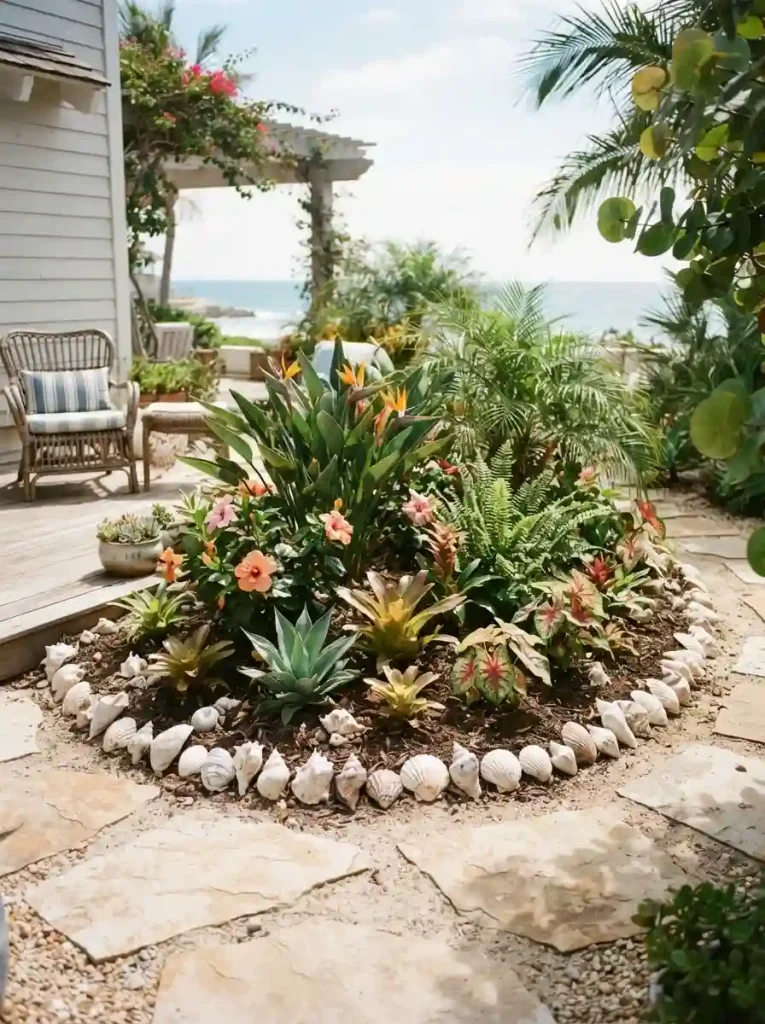 19. Seashell Garden Edging