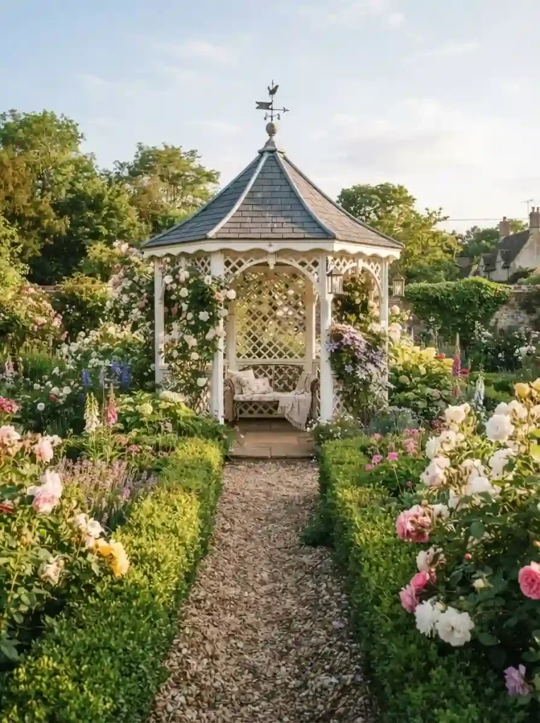 2. Hexagonal Garden Pavilion
