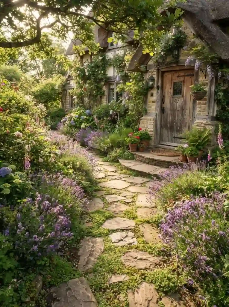 2. Irregular Flagstone Walkway