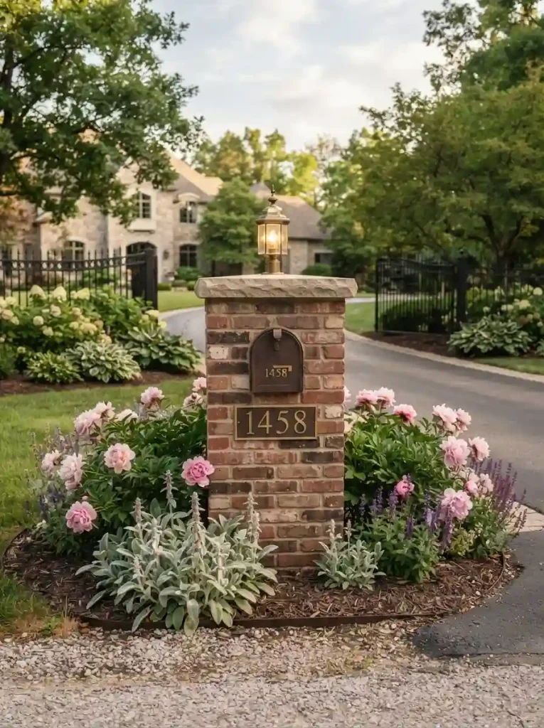 20. Build a mailbox pier worthy of the house