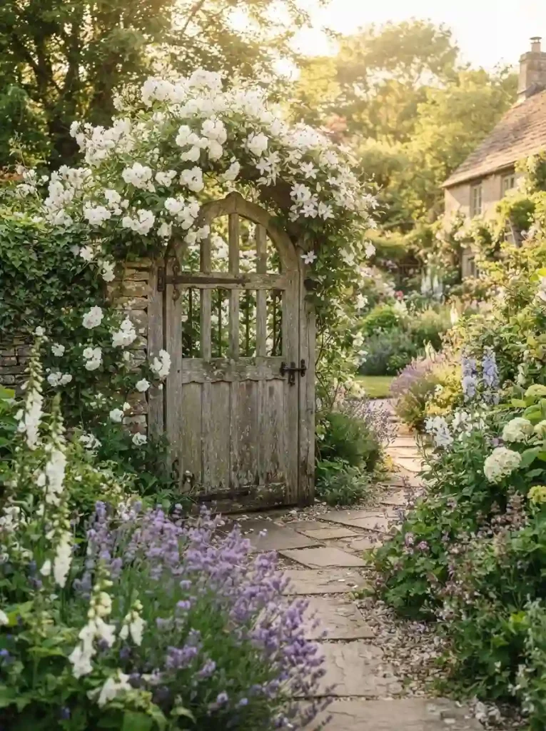 20. Finish the Garden With a Charming Garden Gate