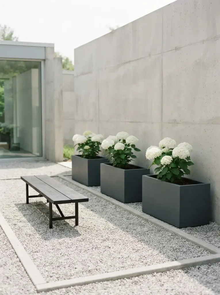 20. Pair With Gravel for a Low-Fuss Modern Garden