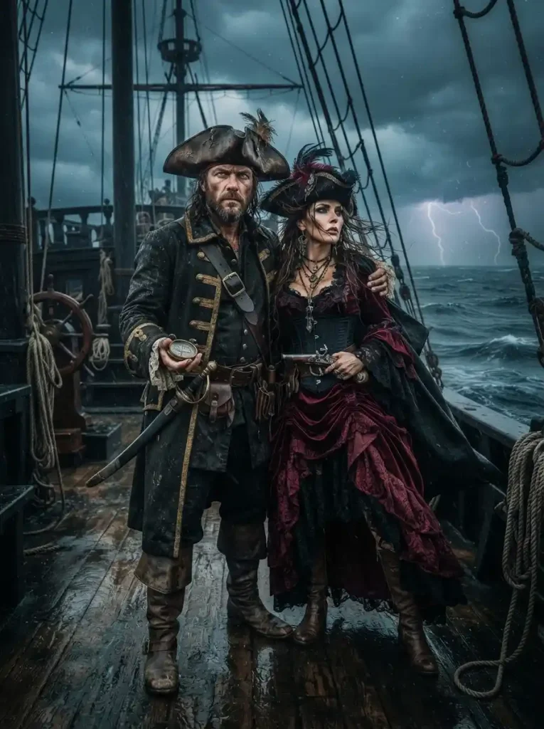 20. Pirate Captain and Pirate Queen