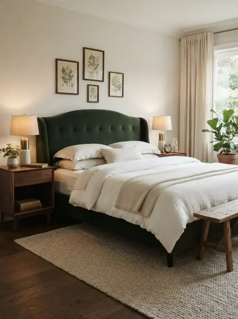 21. Add a Touch of Luxury With a Velvet Bed Frame