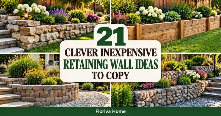 Clever Inexpensive Retaining Wall Ideas to Copy