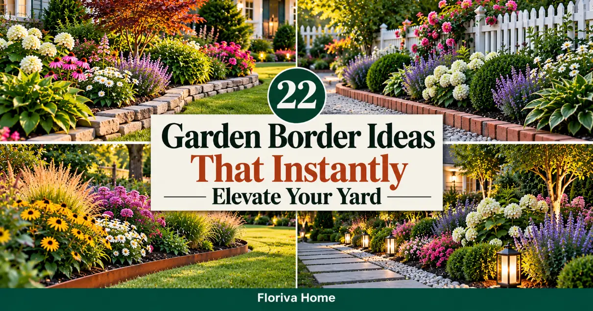 Garden Border Ideas That Instantly Elevate Your Yard