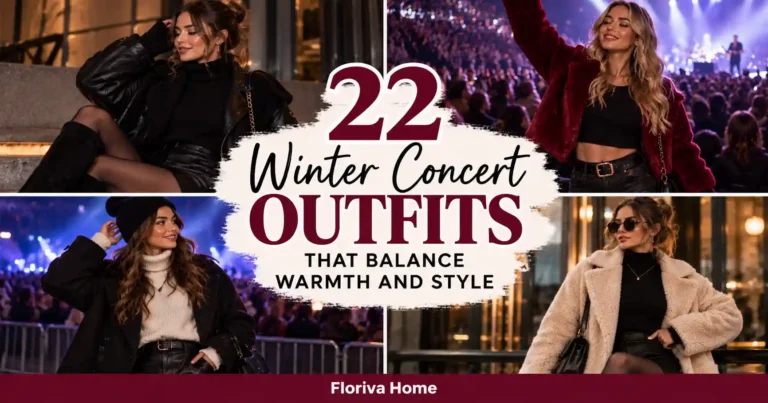 Winter Concert Outfits That Balance Warmth and Style