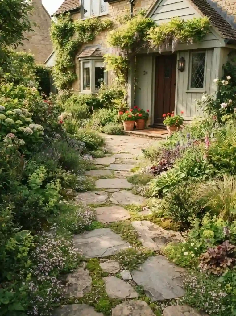 23. Combine Pavers With Groundcover