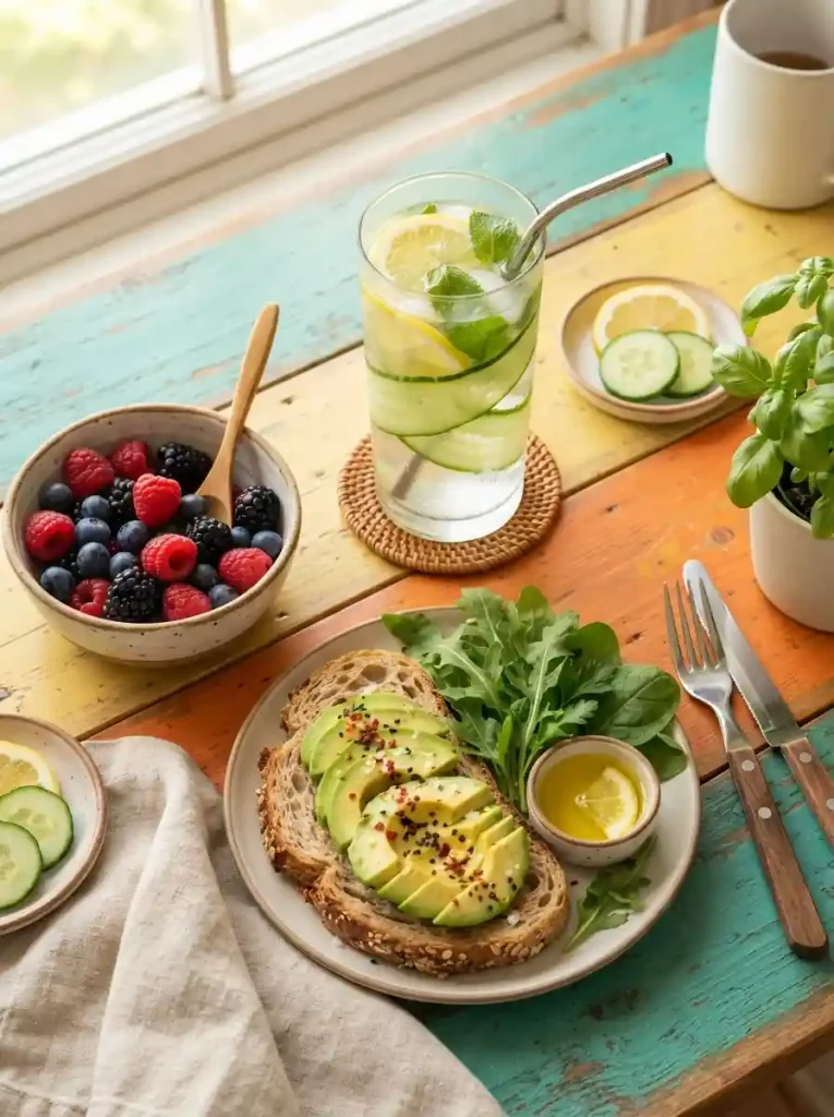 23. Stay Hydrated and Eat for Clearer Skin