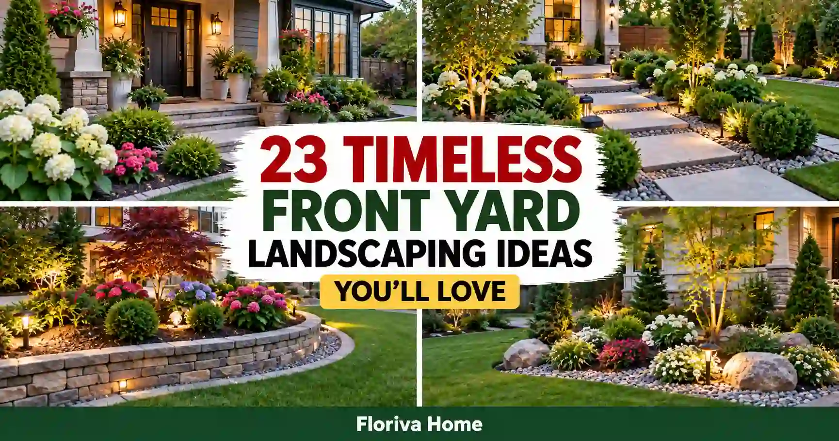 Timeless Front Yard Landscaping Ideas You'll Love