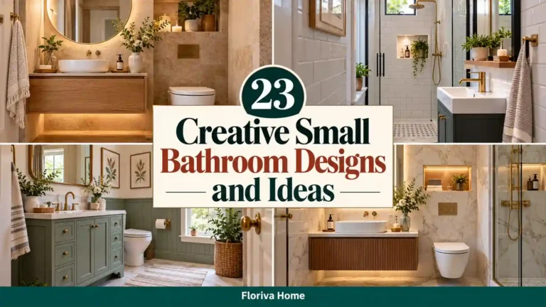 23 Creative Small Bathroom Designs and Ideas