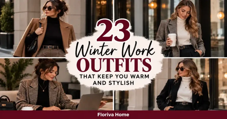 Winter Work Outfits That Keep You Warm and Stylish