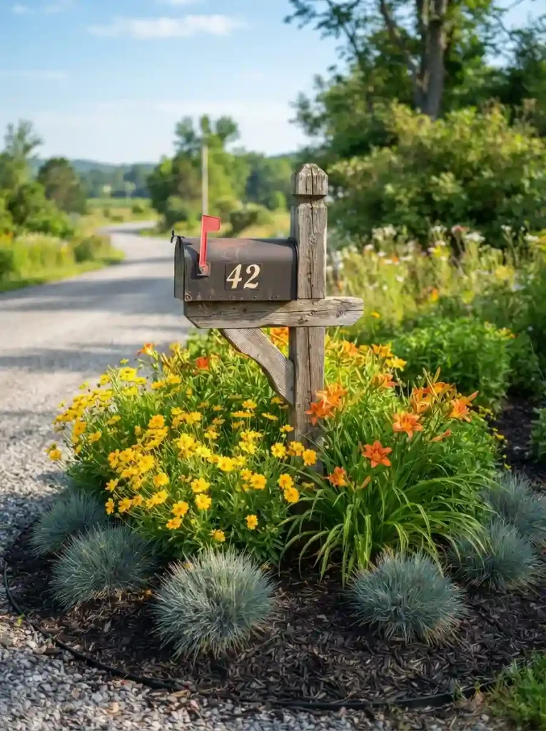 24. Finish with a Mailbox Garden