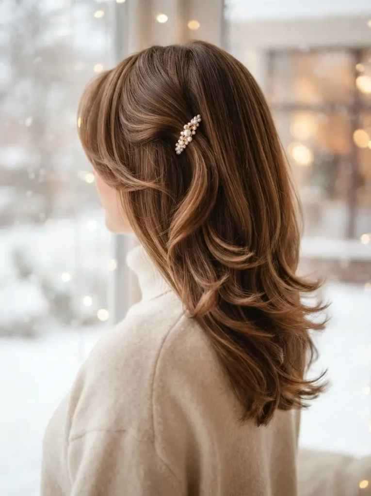 24. Soft Layered Cut with Shine Gloss
