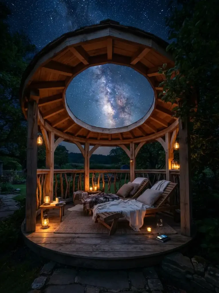 24. Stargazing Pavilion with Open Oculus