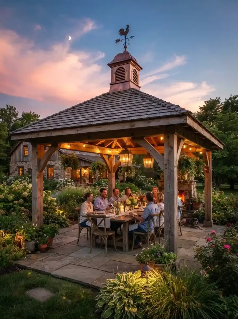 3. Cedar Shake Pavilion with Copper Cupola