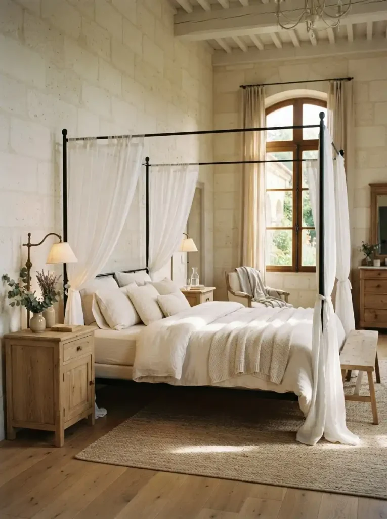 4. Make a Statement With a Four-Poster Bed