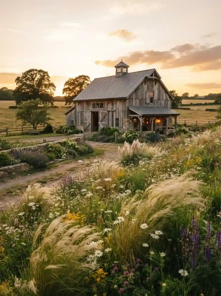 4. Plant Ornamental Grasses for a Natural Country Look