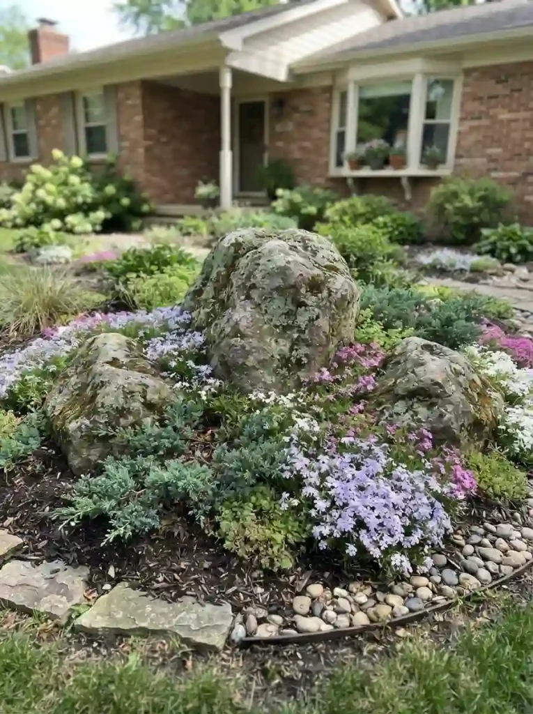 4. Use Boulders for Natural Weight