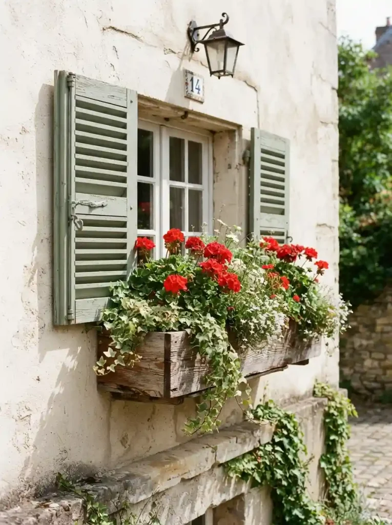 4. Window Boxes Under Front Windows