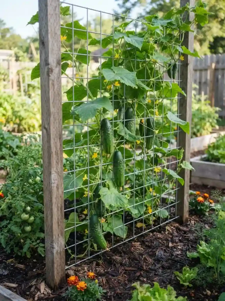 4. Wire Mesh Panel Trellis