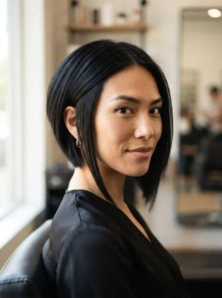 5. Angled Lob Haircut
