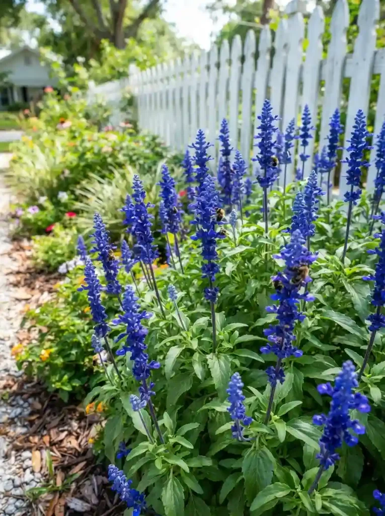 5. Blue Salvia (Mealycup Sage)