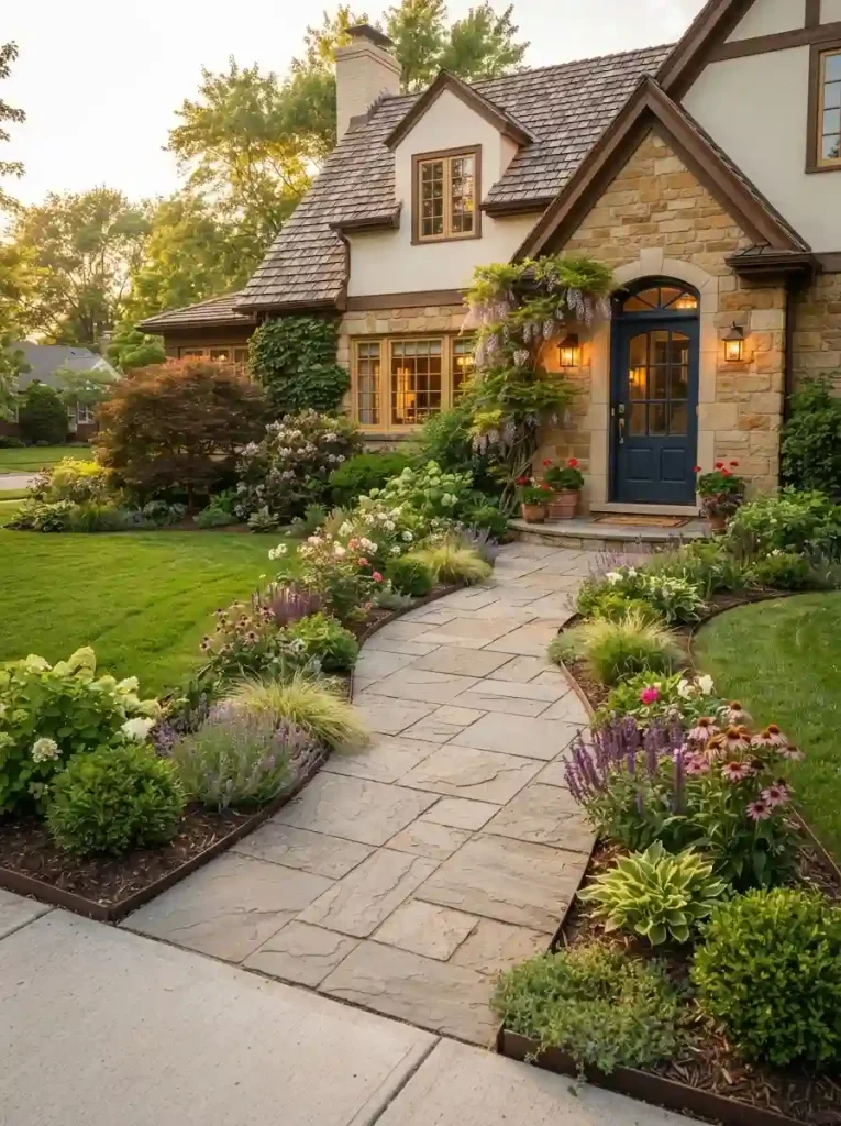 5. Design a Welcoming Curved Walkway