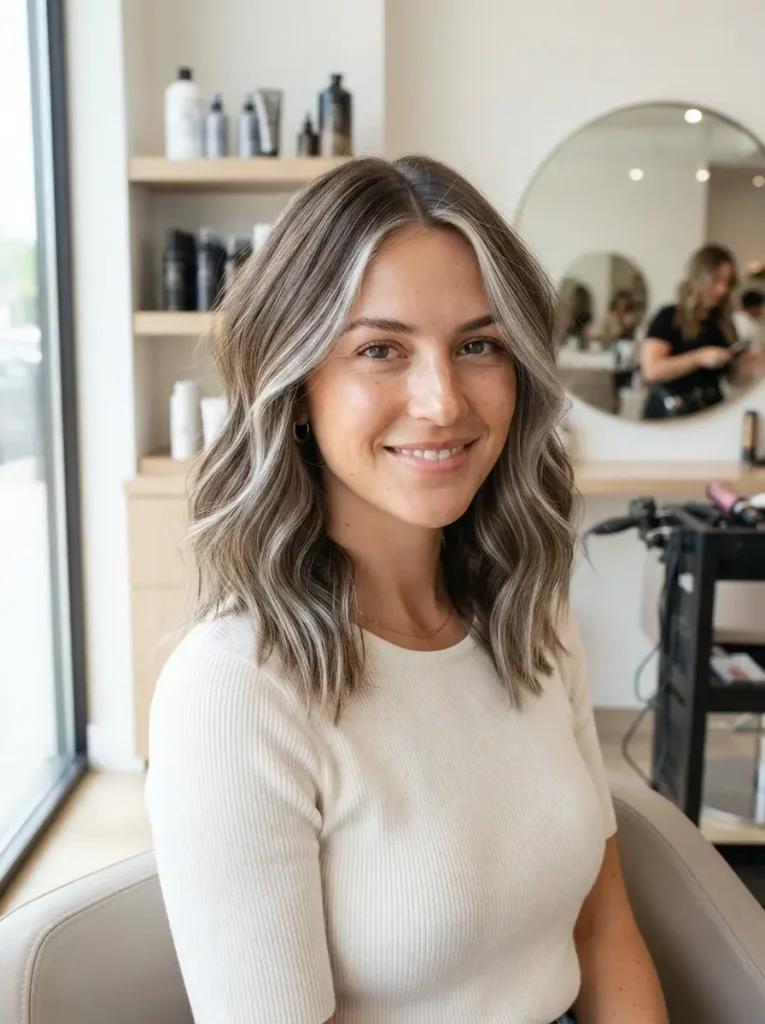 5. Silver Highlights on a Wavy Lob