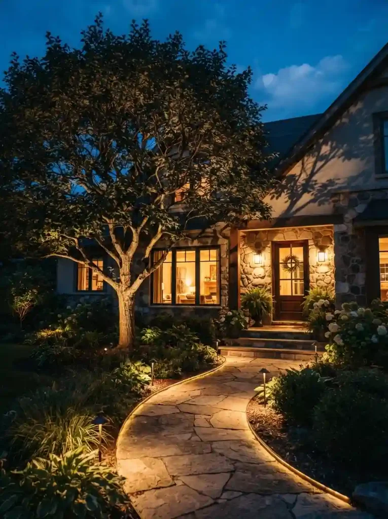 5. Uplighting a Specimen Tree