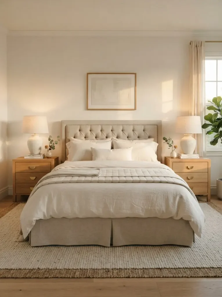 5. Use Matching Nightstands for a Balanced Bedroom
