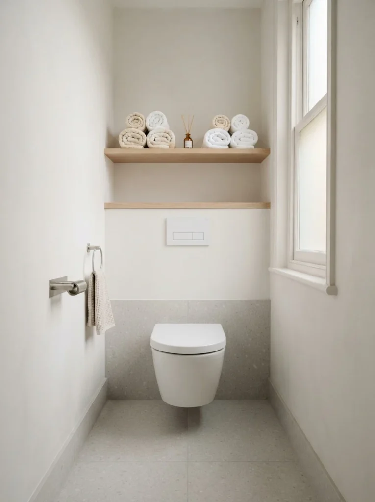 5. Wall-Hung Toilet With a Concealed Cistern