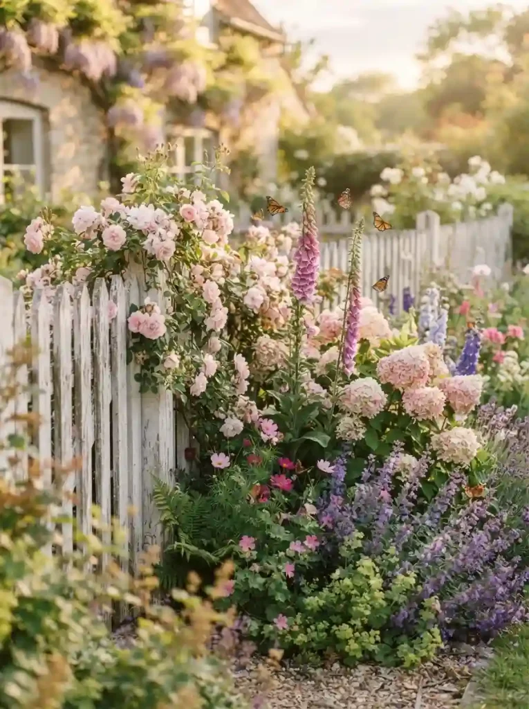 6. Build a Romantic Cottage Border