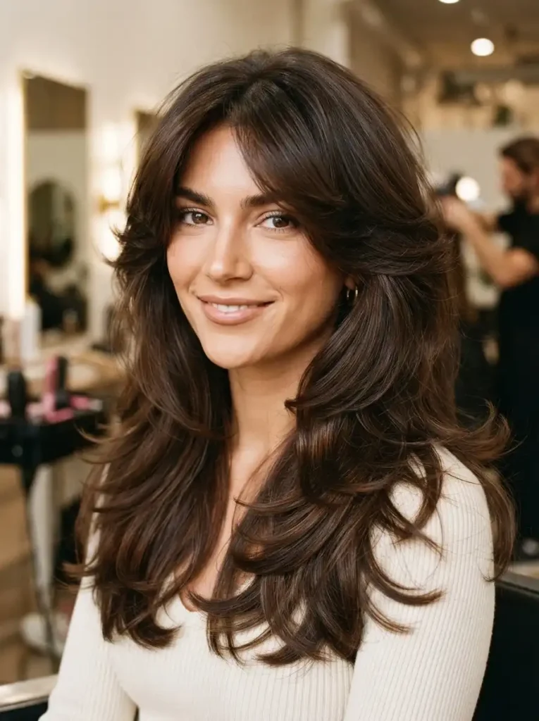 7. Butterfly Haircut for Thick Hair