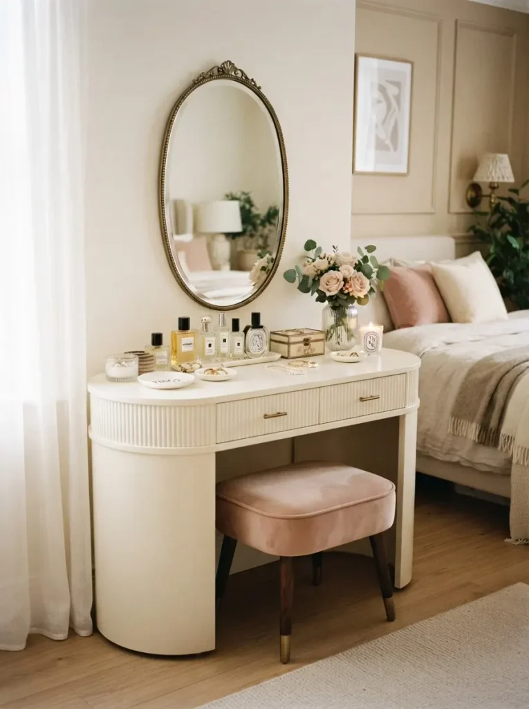 7. Create a Beautiful Dressing Area With a Vanity Table
