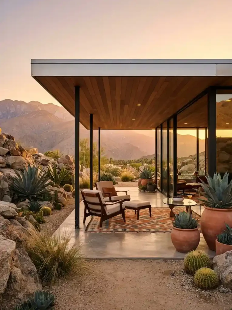 8. Mid-Century Flat-Roof Pavilion