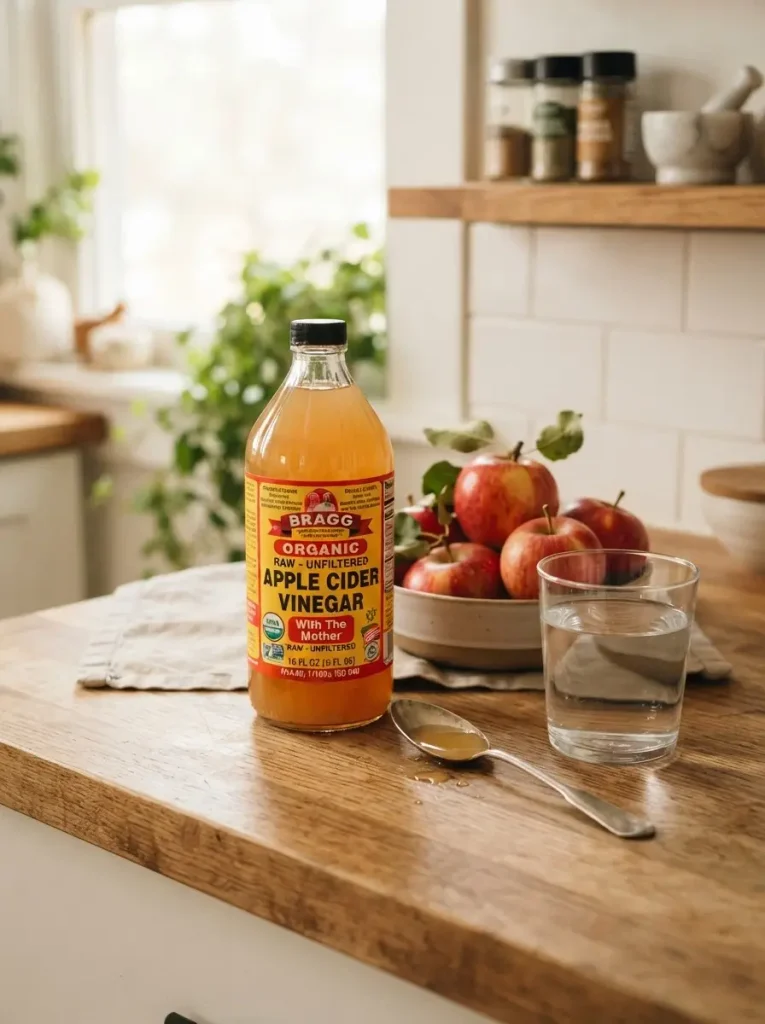 8. Use a Diluted Apple Cider Vinegar Toner