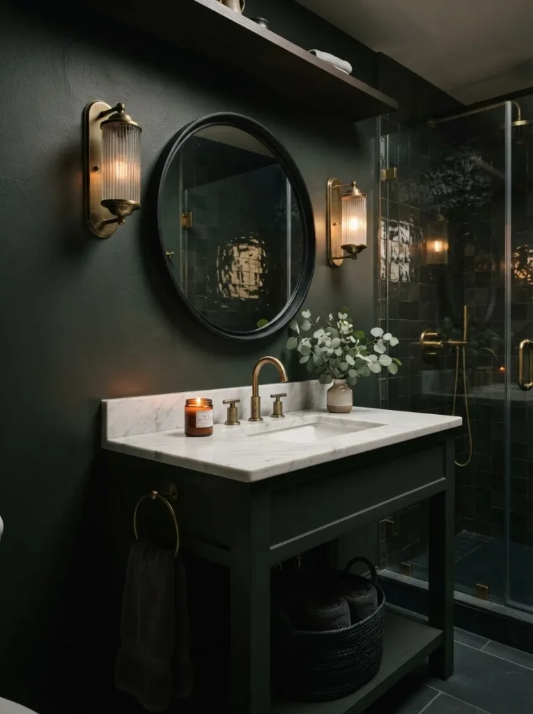 9. Deep, Moody Wall Color